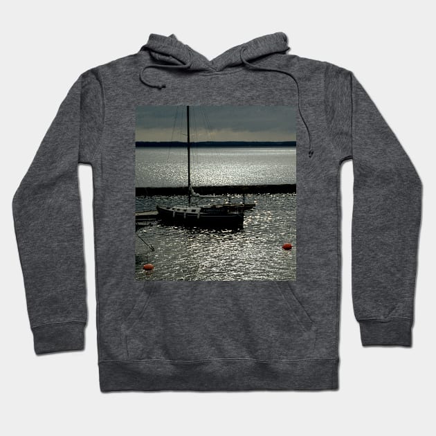 Sunrise over Helsinki Hoodie by JonDelorme